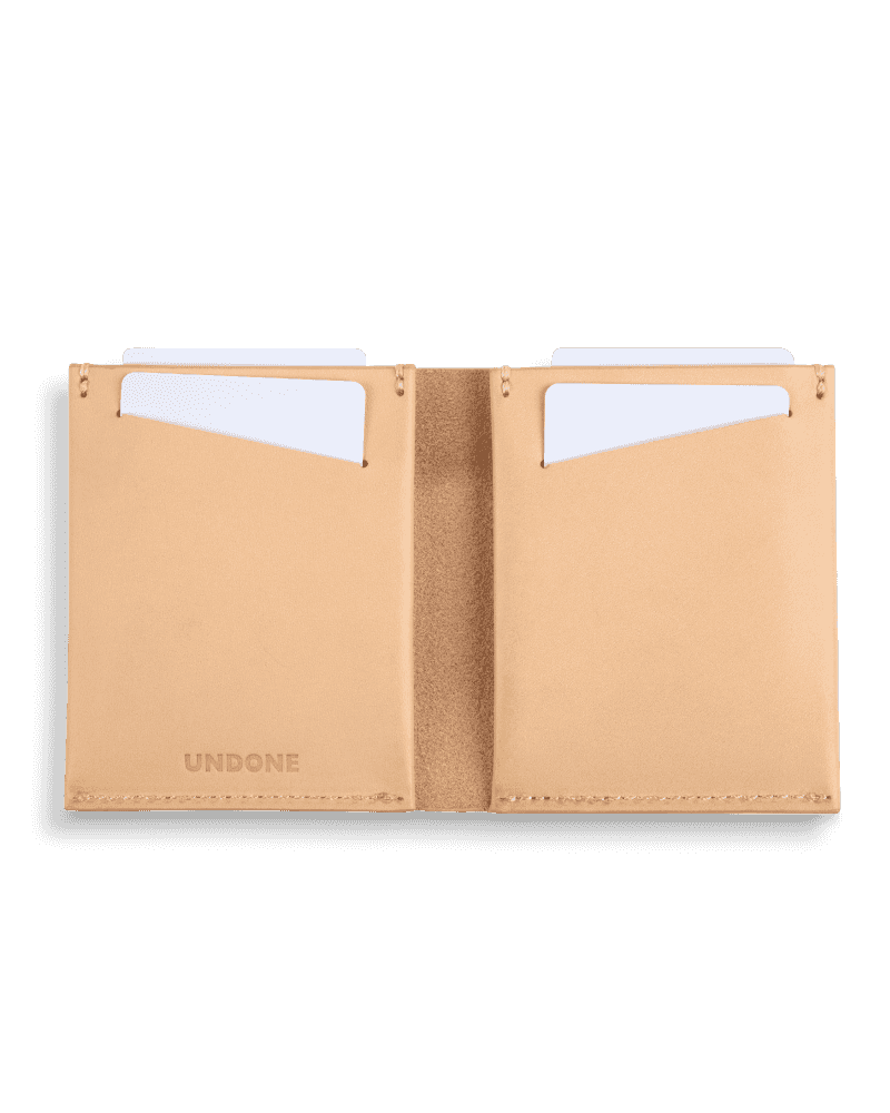 UNDONE LAB + Simple Union: Card Wallet (Tan) - UNDONE Watches
